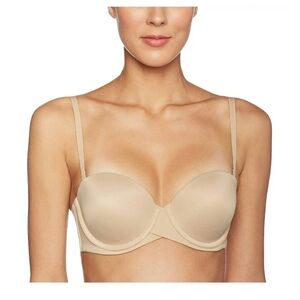 Maidenform Bra beige strapless underwire size 36C